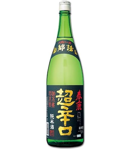 Amazon.co.jp: 春鹿・生酛純米超辛口原酒 鬼斬 1800ml : 食品・飲料・お酒